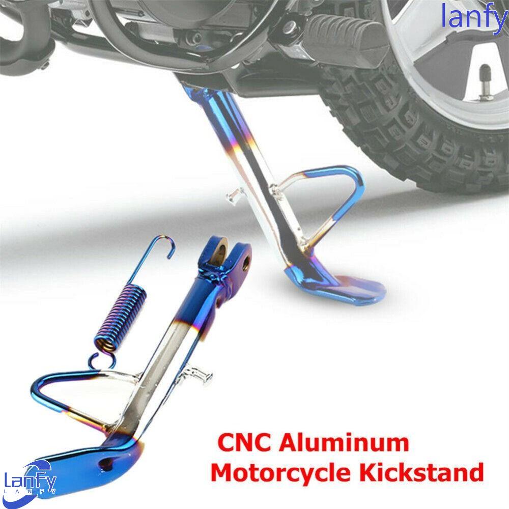 Lanfy Motor Kickstand Universal Motor Sidestand Bagian Sepeda Motor Tripod Holder Rak Parkir Kaki Penyangga Braket Penyangga