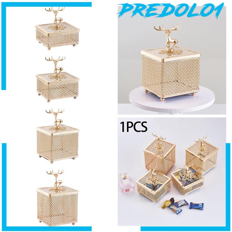 [Predolo1] Kotak Perhiasan Mewah Peti Perhiasan Ringan Untuk Liburan Kamar Tidur Perapian