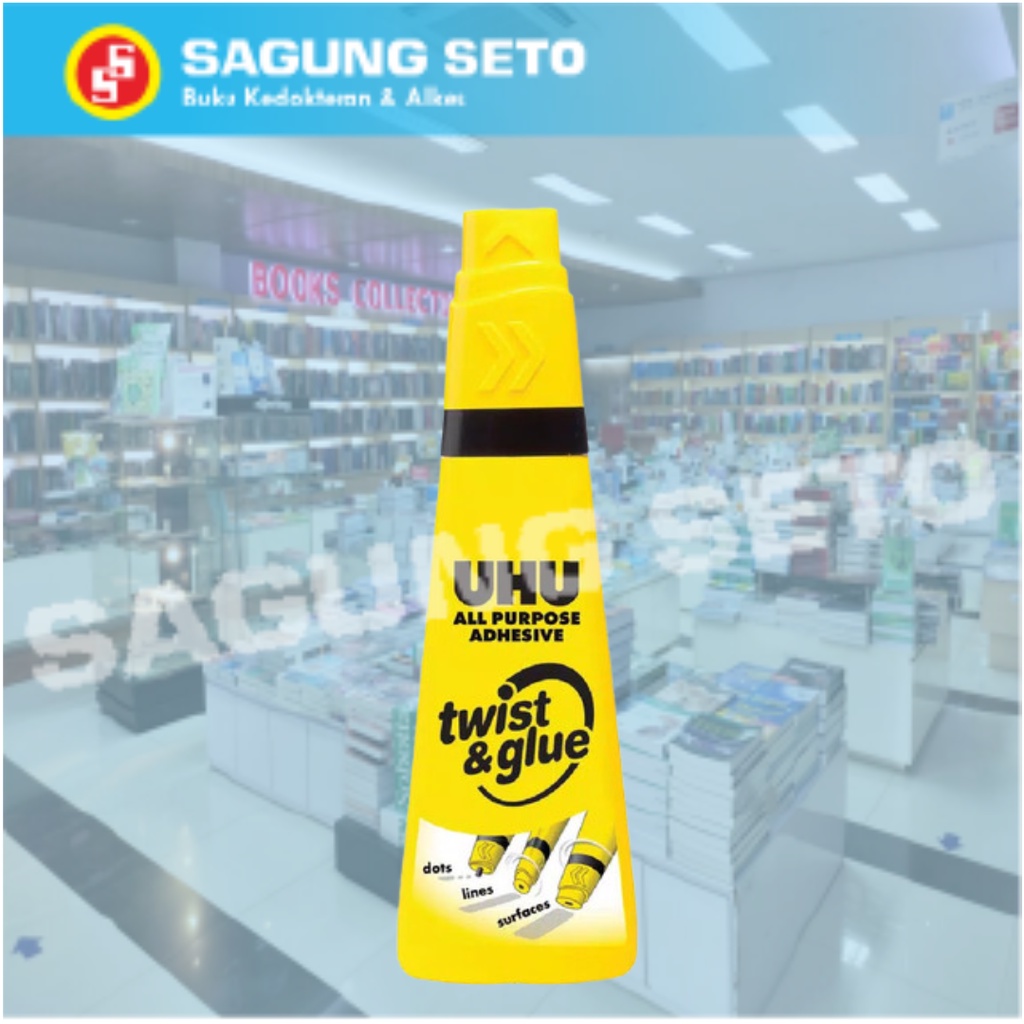 

LEM UHU ALL PURPOSE TWIST & GLUE 90ML