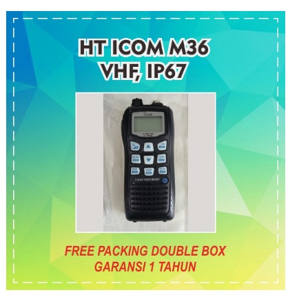 HT Icom M36 M 36 M-36 Marine VHF Single band IP67 IP 67 Original