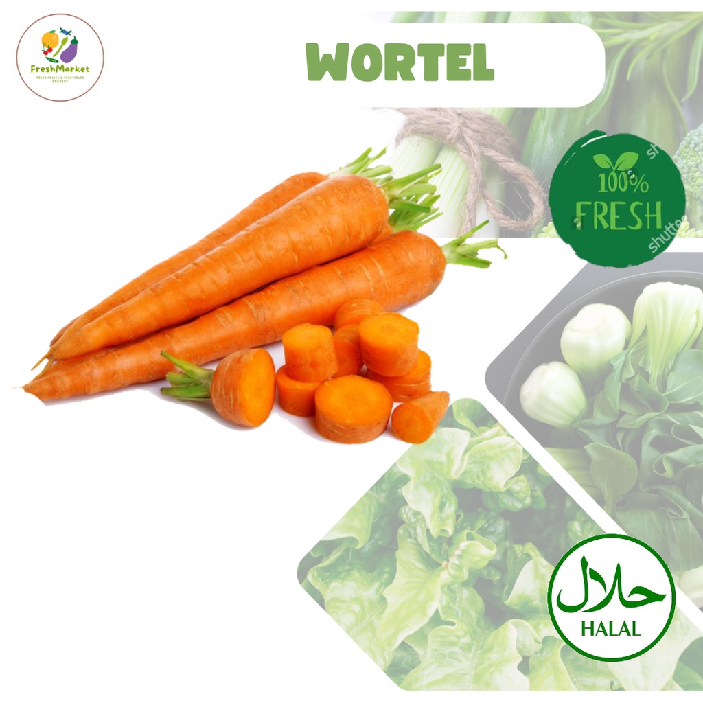 

Wortel Sayur Segar 1 Kg Freshmarketlampung