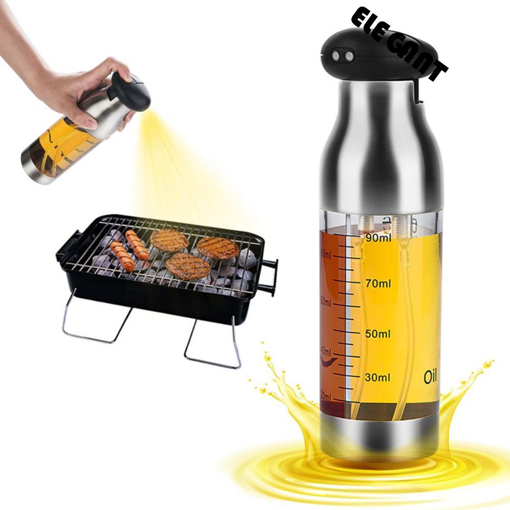 [Elegan] Oil Sprayer Roasting Memanggang BBQ Stainless Steel Kokoh Multifungsi Botol Spray