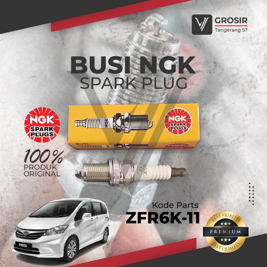 BUSI FREED NGK ZFR6K-11 SPARK PLUG BUSI MOBIL