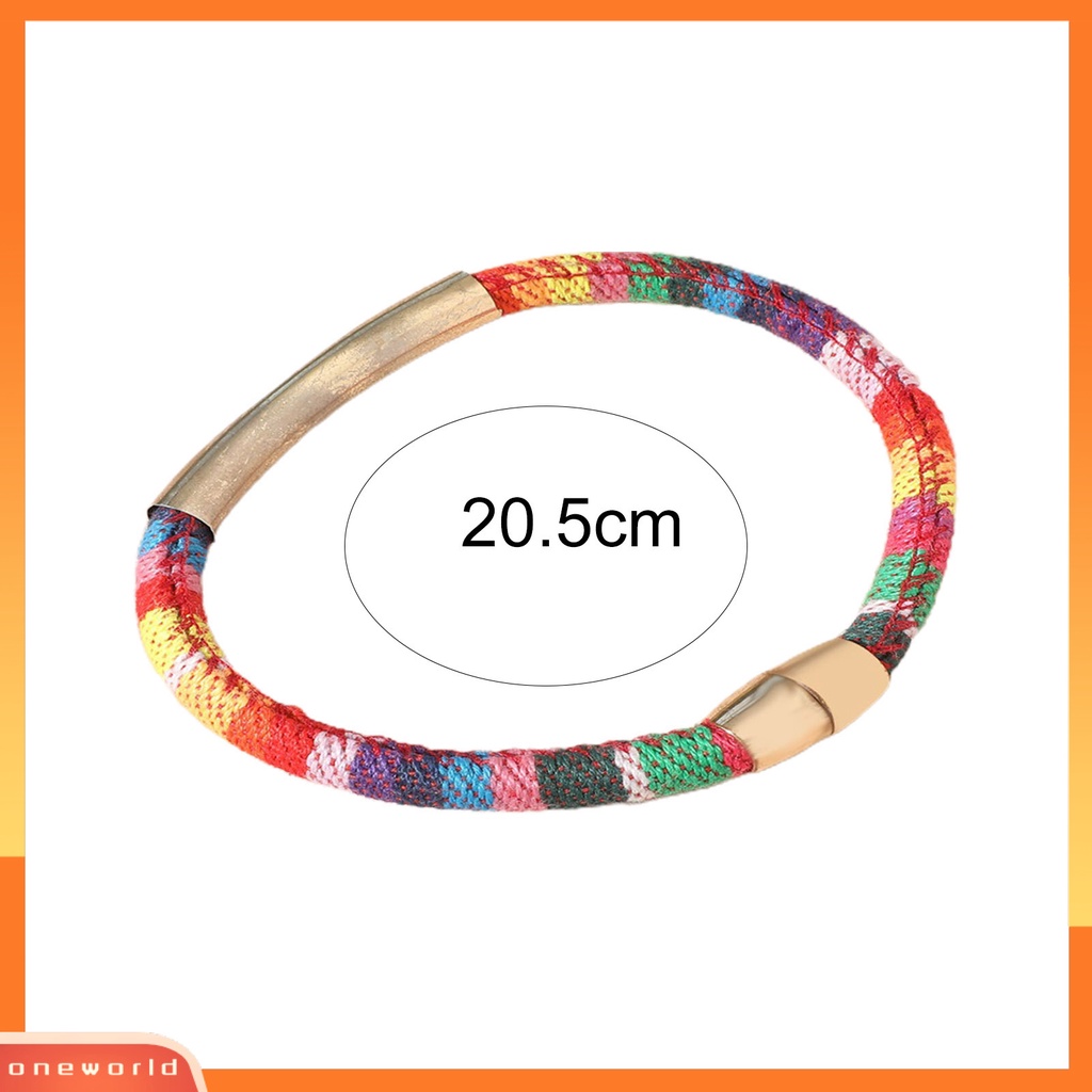 [EONE] Fashion Gelang Ringan Kerajinan Tangan Indah Daya Serap ic Kepang Gelang Untuk Hadiah