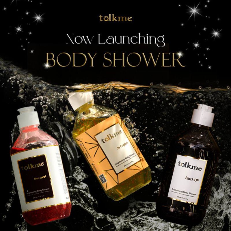 TALKME body wash 280ML dan 100ml body shower sabun cair