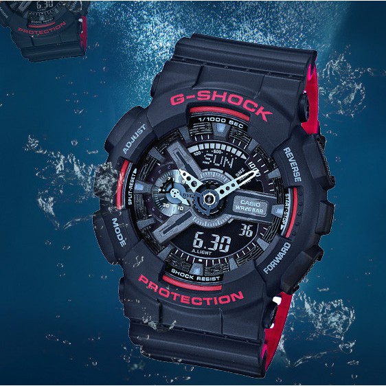 Terbaru  Casio Gshock Jam Tangan Pria GSHOCK GA110 FullSet Paperbag Water Resistant Ori