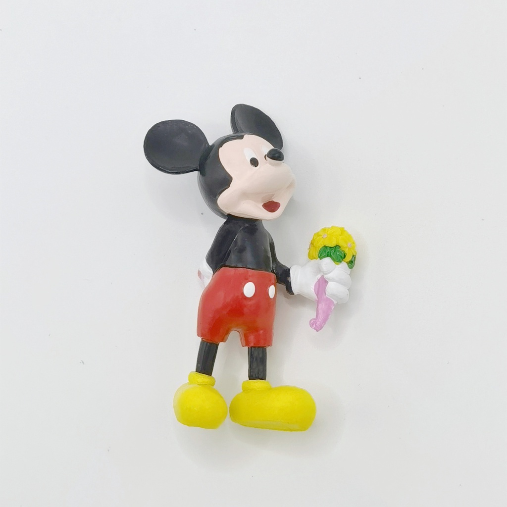 6pcs/set Patung Anime Disney Minnie Mouse PVC Mickey Donald Duck Goofy Model Mainan Dekorasi Kue Anak Hadiah