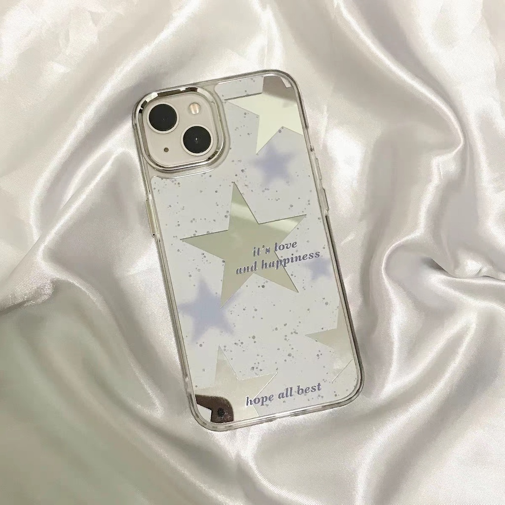 Cocok Untuk Iphone14 Pro Max iPhone Phone Case Cermin Casing Ponsel Kuat Kamera Perlindungan Tahan Guncangan Kompatibel Dengan Iphone13 13pro 13prm iPhone 11 7Plus 8Plus Xr XS 12 Pro Max Phone Case