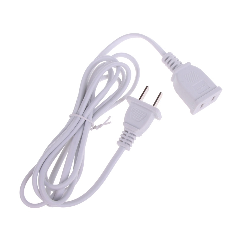 Cre Kabel Power Cord Extension 2cabang Male-Female, Kabel Kabel Ekstensi 2cabang AC US 2cabang Male/Female Power Cab