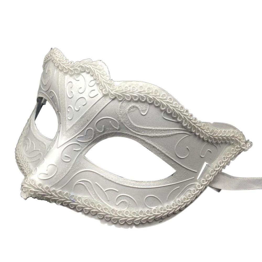 R-FLOWER 2buah Tiara Topeng Kostum Tari Mewah Prom Halloween Mata