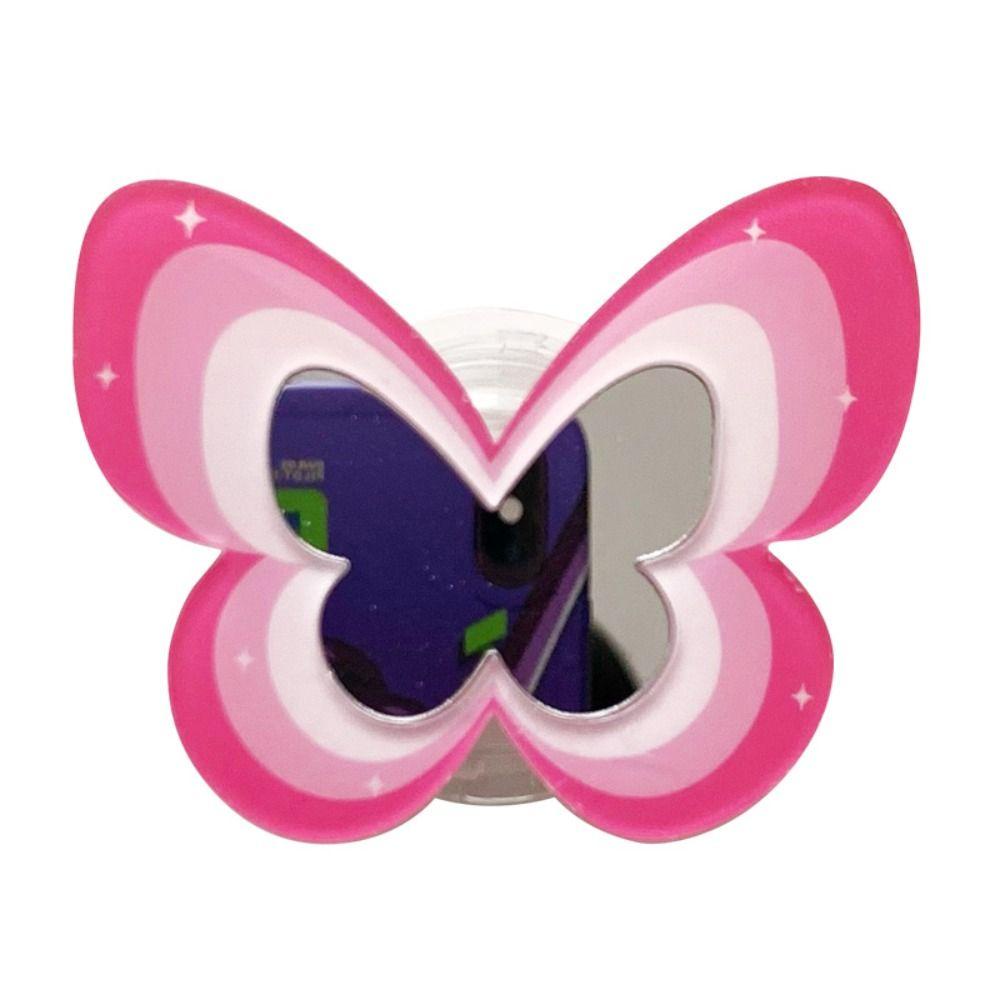 Agustinina Butterfly Phone Holder Universal Untuk Ponsel Anti Jatuh Dukungan Smartphone Phone Stand Grip tok Support Perekat Cermin Airbag Bracket