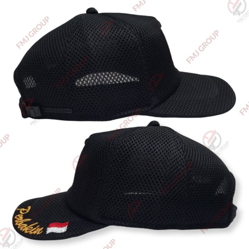 Topi PERBAKIN / Topi Tactical Doublemesh Bordir Logo PERBAKIN / Topi Jaring PERBAKIN Indonesia