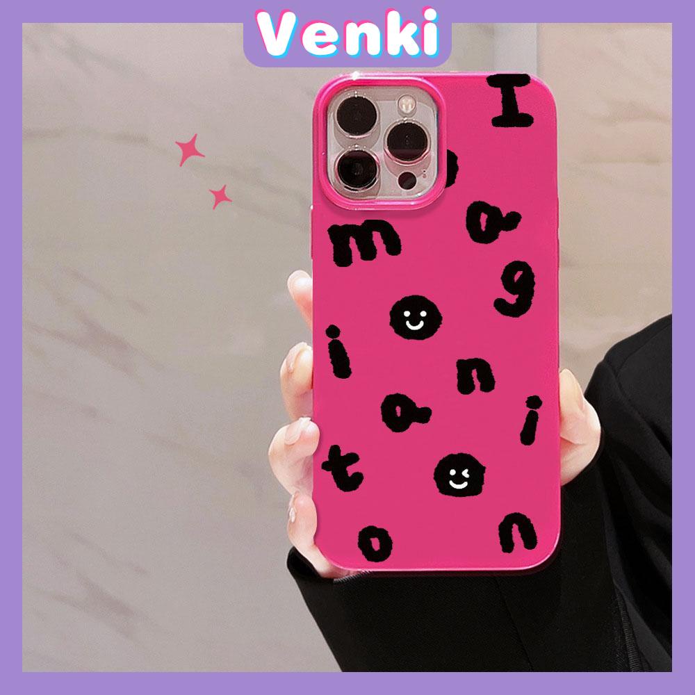 VENKI - For iPhone 11 iPhone Case Black Red Glossy TPU Soft Case Shockproof Protection Camera Black Green Letters Compatible with iPhone 14 13 Pro max 12 Pro Max xr xs max 7 8Plus