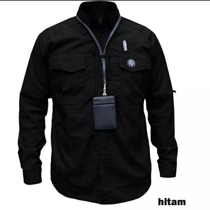 Kemeja lengan panjang M Tac tactical / lapangan /kerja outdoor/safety/formal kualitas terbaik