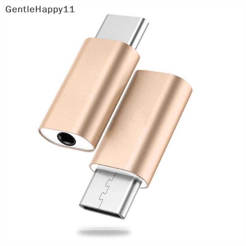 Gentlehappy USB To Type C Jack Adapter Micro USB Smartphone Converter Phone Charge Konektor id