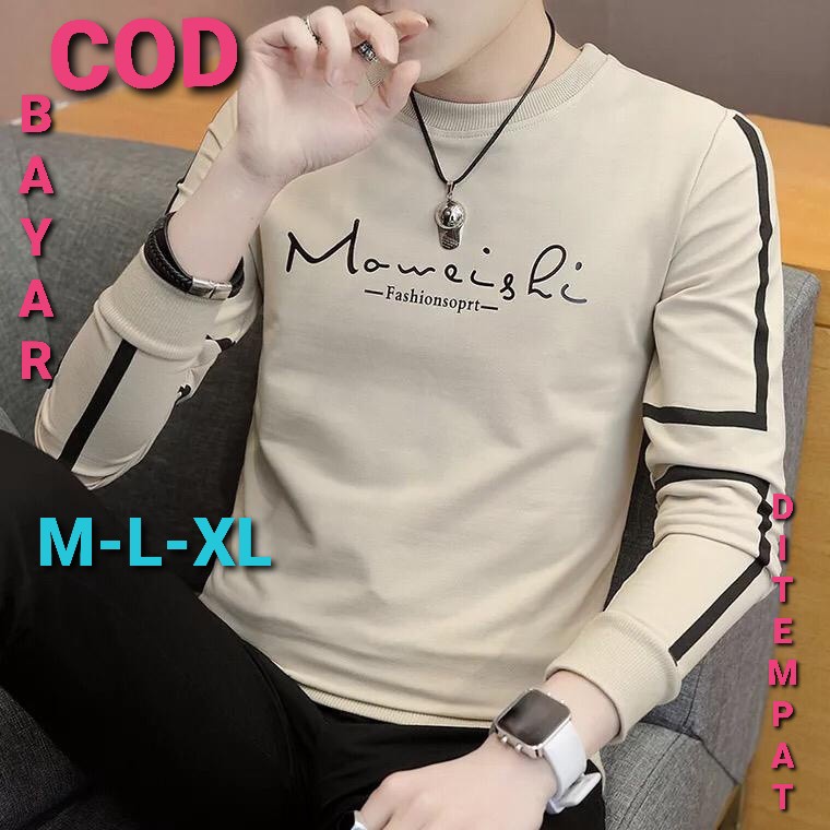 COD/DS2/M-L-XL KAOS PRIA DANILO MAWEISLI  LENGAN PANJANG / BAJU PRIA PAKAIAN PRIA ATASAN PRIA