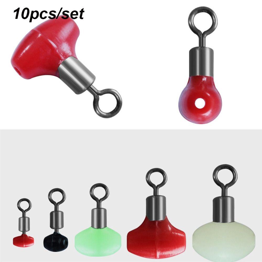 Lanfy Konektor Pancing Klip Slider Hook Tackle Aksesoris Sambung Zig Pulley Fishing Gear Clip Slider Luminous Blocking Bead