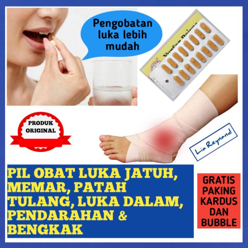PIL OBAT LUKA JATUH MEMAR PATAH TULANG LUKA DALAM & BENGKAK XOD