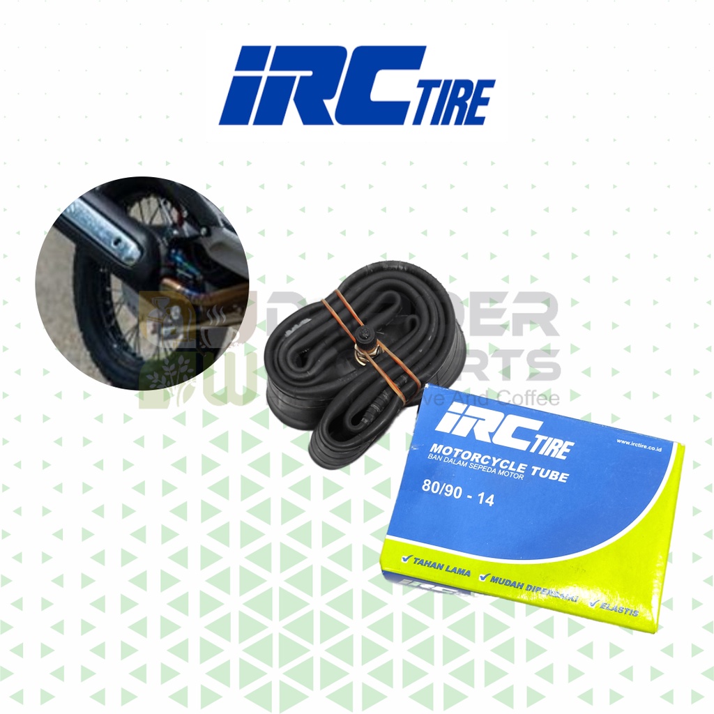 IRC Ban Dalam Motor 80/90-14  Matic Tube Tire Depan Belakang Original Vario Mio Beat