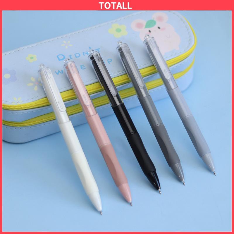 COD Pulpen Tinta Gel Hitam 0.5mm Retractable Portable Untuk Pelajar-Totall