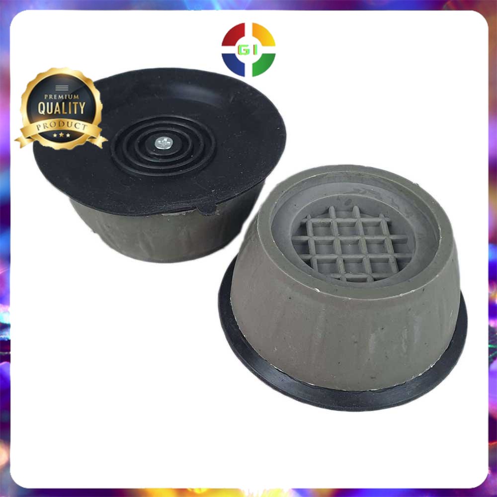 Alas Mesin Cuci Meja Kursi Furniture Silikon Anti-Vibration Shock Pads Gray