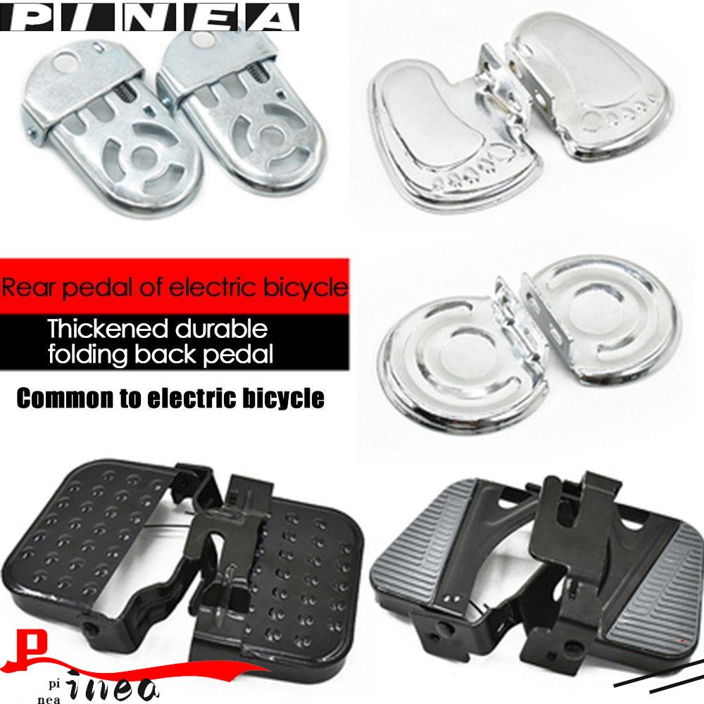 Nanas 1pasang Pedal Dudukan Sepeda Anak Elektrik Kendaraan Sepeda Parts Foot Plates Pedals Rear Seat Pedal