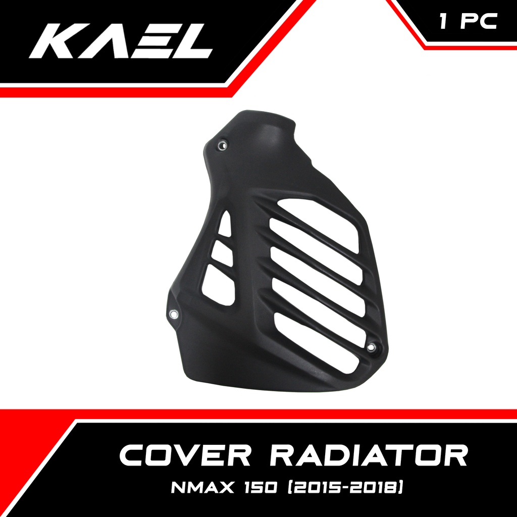 Cover Kipas Radiator Yamaha NMAX-N MAX 150 2015 2018 ABS Dudukan Tutup Mesin Hitam