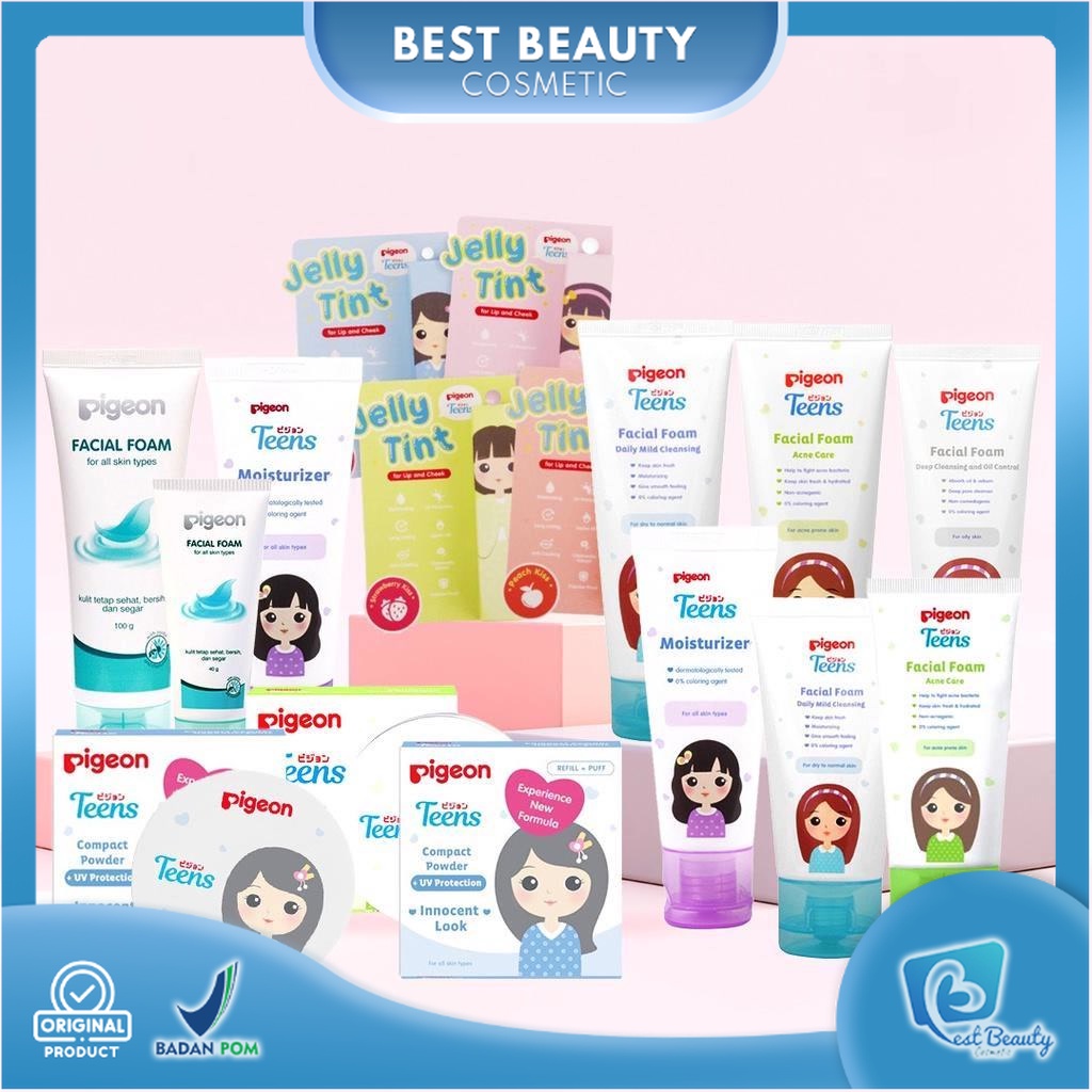 ★ BB ★ PIGEON TEENS Facial Foam | Moisturizer | Face Powder | Sunscreen | Acne Ranger Series | Jelly tint | Jelly Glow Sleeping Mask |