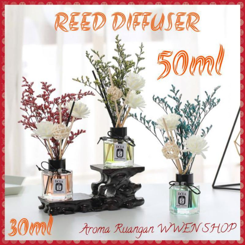 Reed Diffuser Aromatherapy Bunga Difuser Aroma Pengharum Ruangan Pewangi Oil LOVER'S GRASS REFILL HAMPERS AROMATERAPI