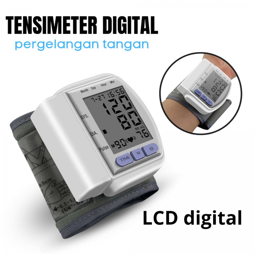 Tensimeter Digital LCD Pergelangan TanganCK102S