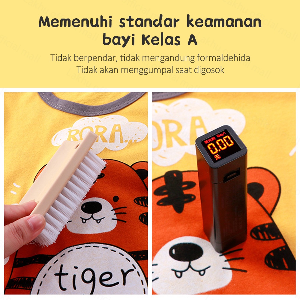 Lakhu Setelan Kaos Anak Premium/ Setelan Pendek Baju Bayi Anak Kids Suit Pendek Import