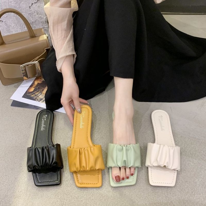 [LC] Sandal wanita Fashion Korea Sangat lembut anti licin