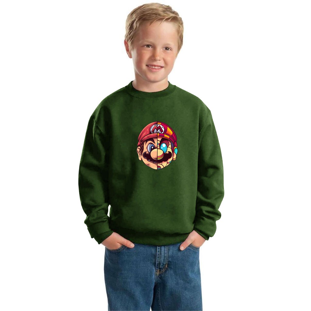 bisa bayar di tempat/ BS//COD//BAJU KAOS ANAK ANAK MARIOO TANGAN PANJANG GOOD QUALITY