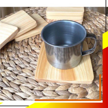 Lepek gelas / lepek gelas kayu / coasters / tatakan gelas kayu / alas cangkir / lepek kopi