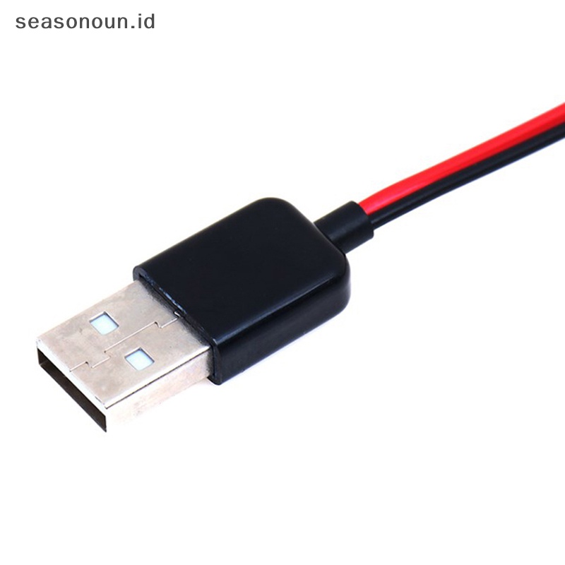 Seasonoun USB Male Connector to Alligator Test Clips Clamp USB Alligator Clips Plug Wire.