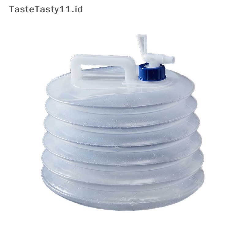 Tastetasty Wadah Air Lipat 15L Collapsible Water Bag Tempat Penyimpanan Air Portable Foldin.