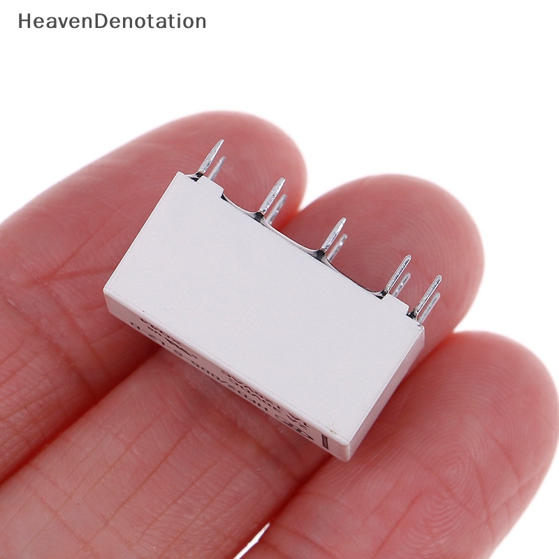 [HeavenDenotation] 5v coil bistable latching relay DPDT 30VDC 2A 1A 125VAC HFD2/005-S-L2-D realy HDV