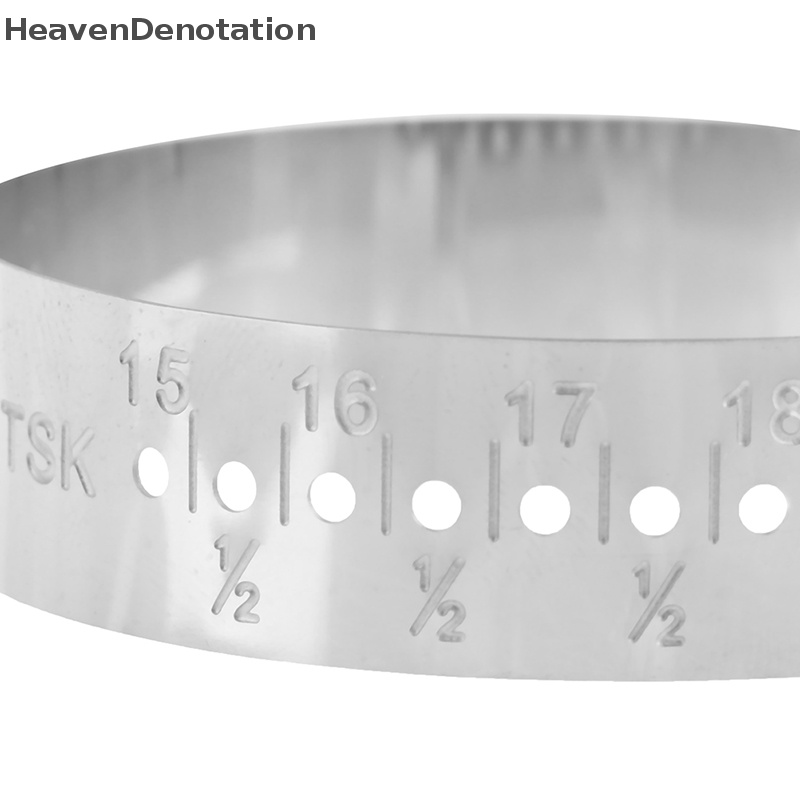 [HeavenDenotation] Stainless Steel Bangle Sizer Gauge Adjustable Gelang Tangan Alat Ukur HDV