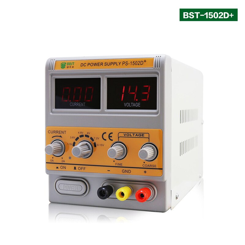 PREORDER 220V Regulated DC Power Supply  12V 2A Best 1502D+ Adjustable Digital Display Power Supply 