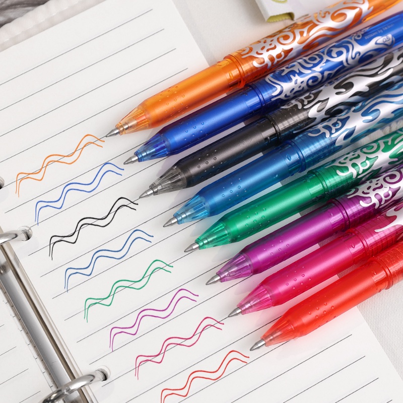 4pcs/set Multi-Warna Dihapus 0.5mm Kawaii Gel Pulpen Kreatif Sederhana Menggambar Menulis Pulpen Siswa Alat Tulis Kantor Perlengkapan Sekolah