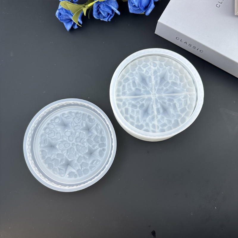 Siy Kotak Penyimpanan Besar Cetakan Silikon 3D Toples Kristal Epoxy Resin Cetakan Wadah Permen Kotak Perhiasan Membuat Perlengkapan Mudah Di