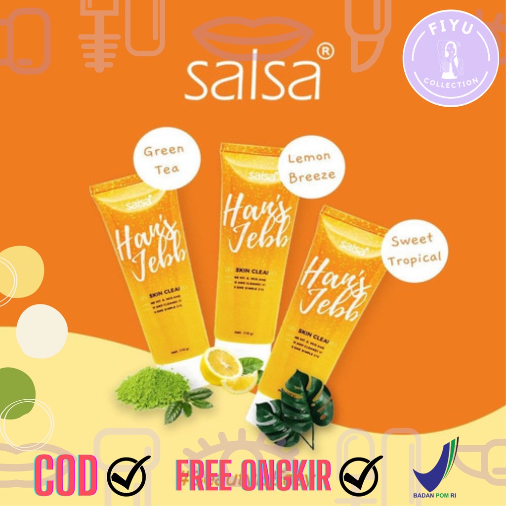 Salsa Hans Jebb Gel Skin Cleanser | Perontok Daki | Lulur Tanpa Bilas