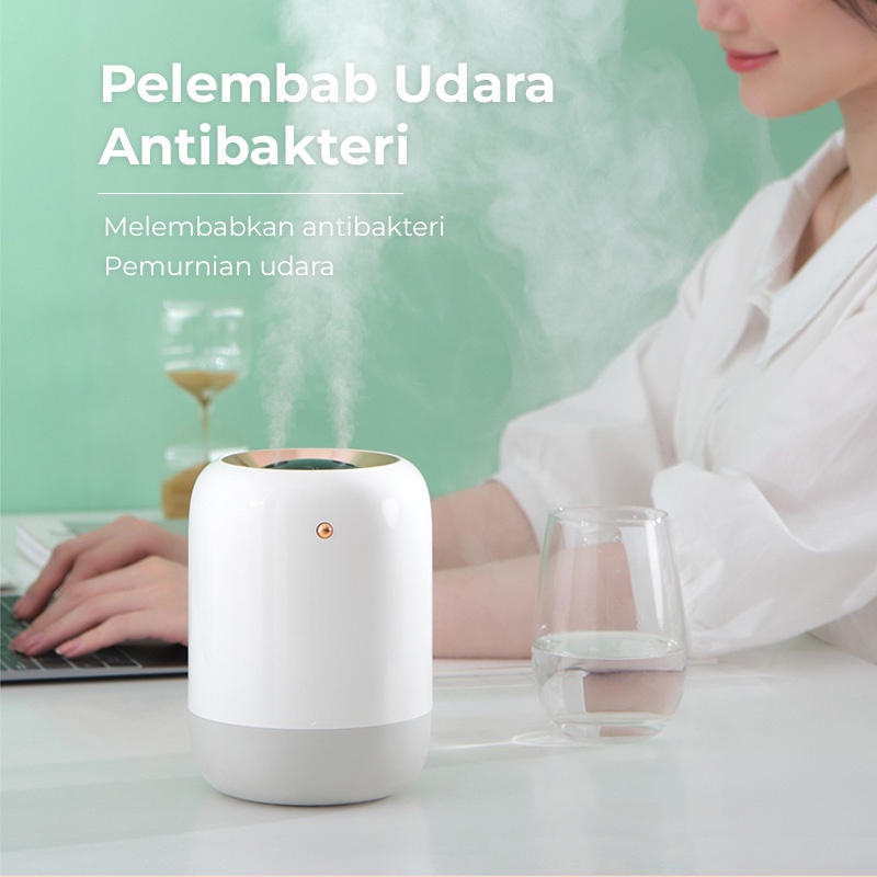 Muxnw M09 Dual Jet Humidifier  Mini Air Humidifier pelembab udara