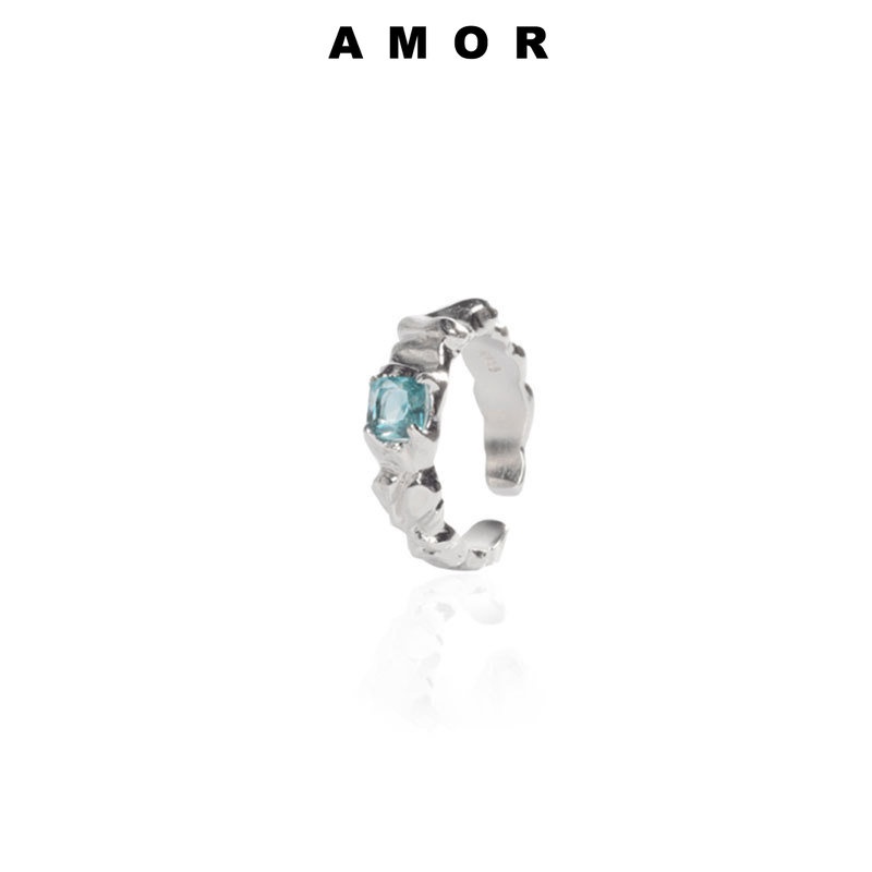 Cincin Set Adjustable Tekstur Berlian