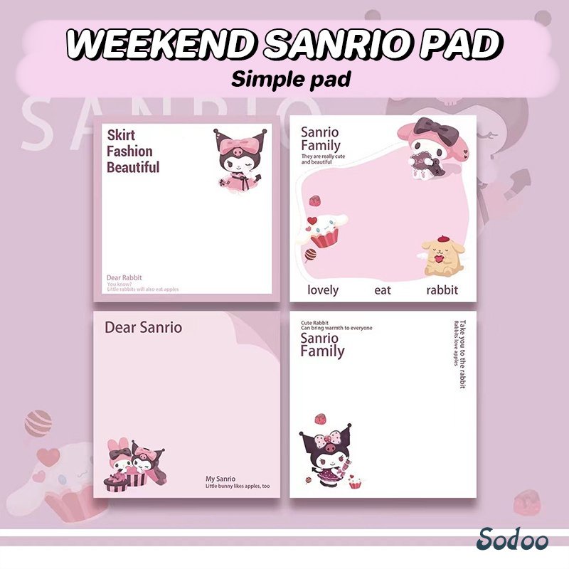 

Sticky Note Buku catatan buku catatan siswa yang dapat disobek catatan tempel dekoratif - So