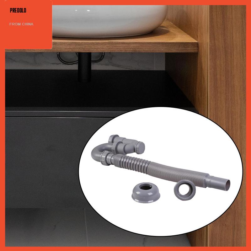 [Predolo] Pipa Pembuangan Saluran Air Wastafel Dapur Sink Basin Drain Untuk Kamar Mandi Restroom Dapur