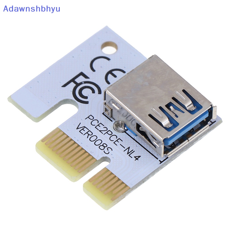 Adhyu USB 3.0 PCI-E 1X Ke 16X Kabel Ekstensi Tambang PCI-E Dipanjangkan Line Card Adapter ID