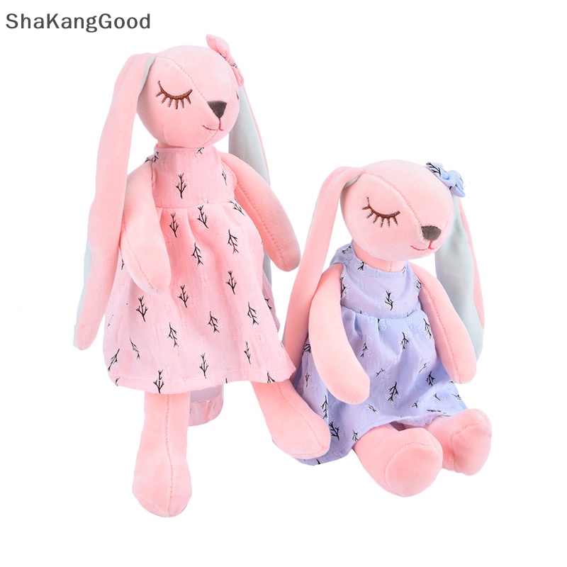 Selip Lucu Kartun Telinga Panjang Boneka Kelinci Rabbit Sleeping Mate Boneka Mainan Mewah SKK