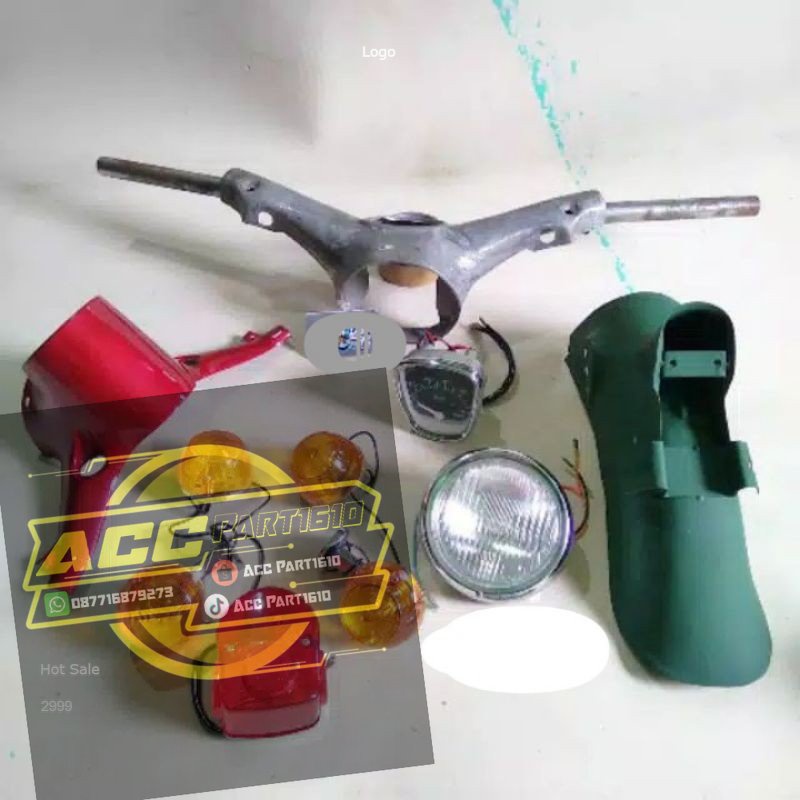 stang C70 set batok kepala stang C70 set plus selebor belakang set