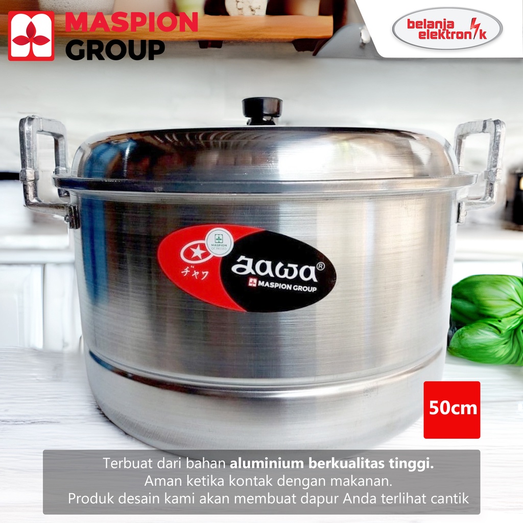 MASPION Panci Dandang Kukusan Jawa Ekonomi B 50 CM